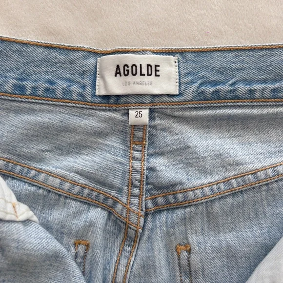 AGOLDE Riley High-waisted Cropped Jeans - Picture 10 of 11